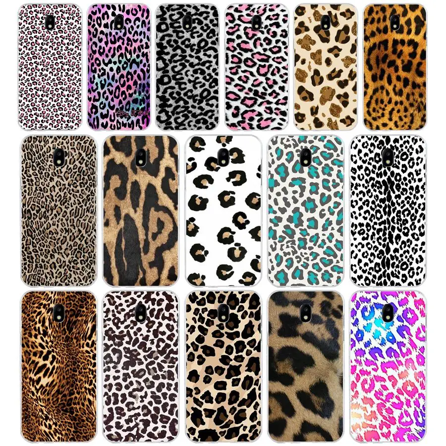 

260H Fashion Tiger Leopard Print Soft Silicone Tpu Cover phone Case for Samsung j3 j5 j7 2016 2017 a3 2016 a5 2017 a6 2018
