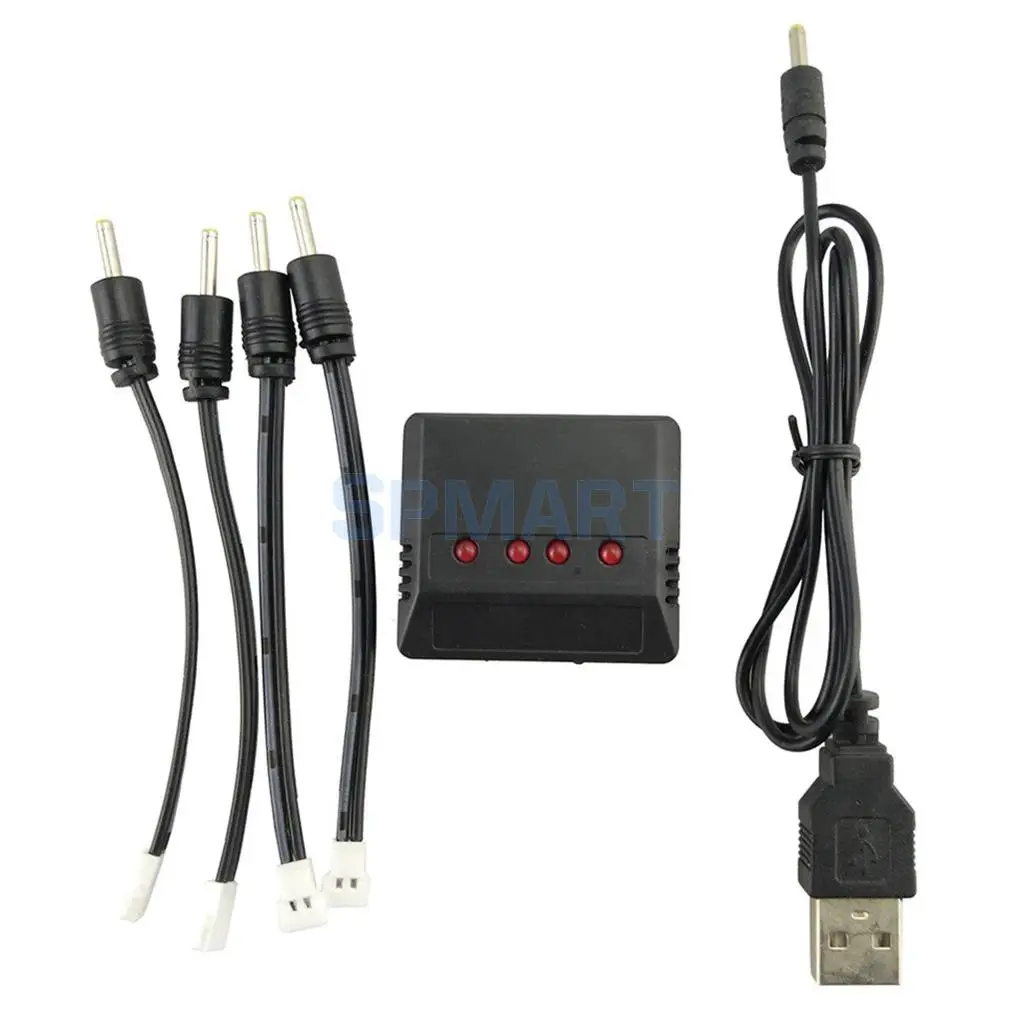 4 in 1 Quadcopter Balanced Charger for JJRC H47 E56 RC Drone Power Supply