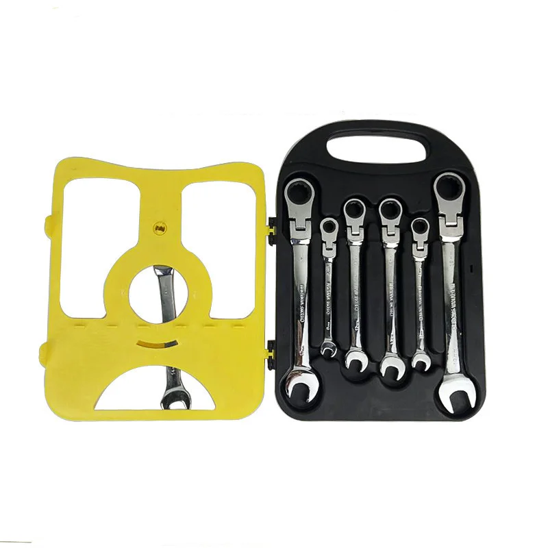 

7-piece Ratchet Wrench Double-Head Quick Ratchet Wrench 8-19mm