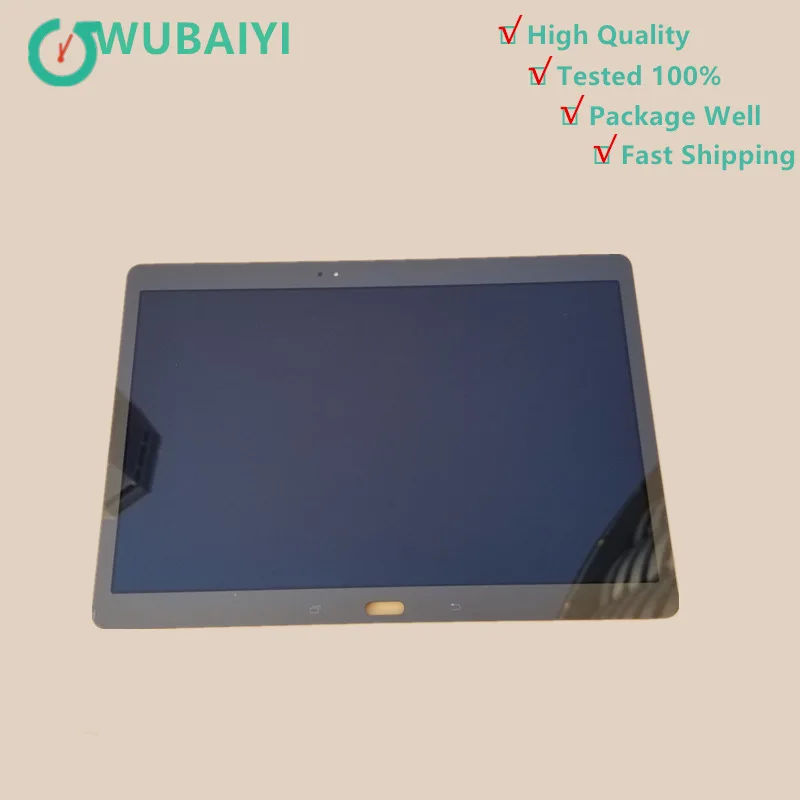 Высокое качество для samsung Galaxy Tab S T800 T805 SM-T800 SM-T805 ЖК-дисплей Дисплей с Сенсорный экран планшета Сенсор Полное собрание