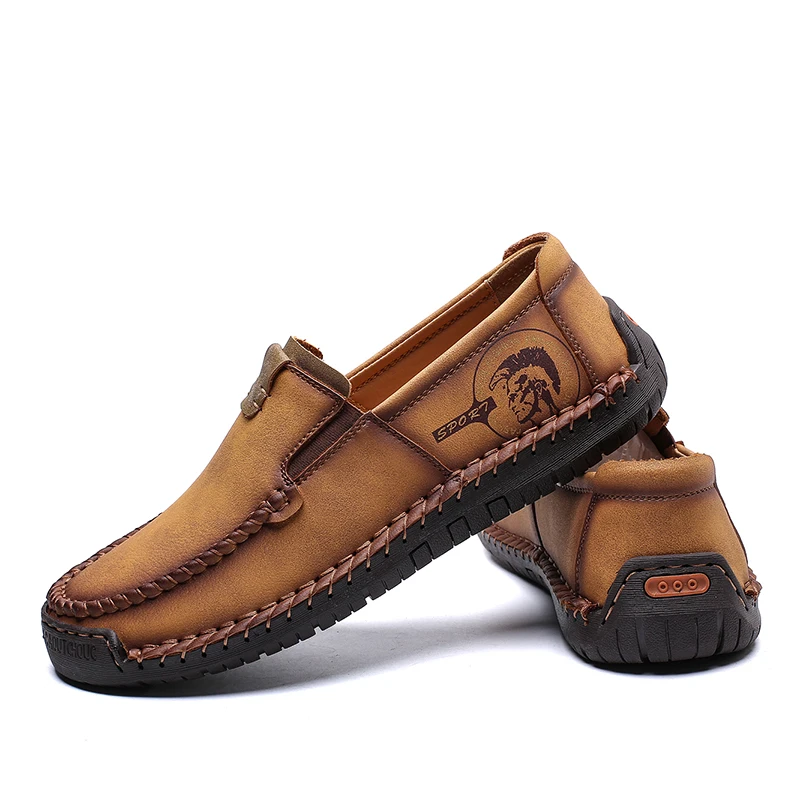 ZUNYU/Новая удобная мужская повседневная обувь лоферы; Мужская качественная обувь из спилка мужская обувь на плоской подошве; Лидер продаж; Мокасины размеры 38-48