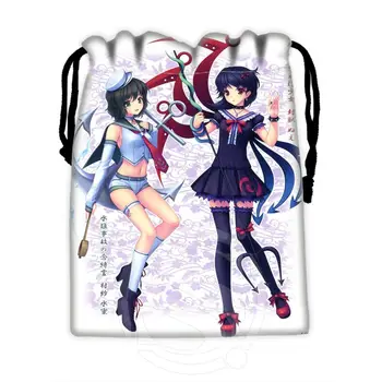 

H-P813 Custom anime girl#38 drawstring bags for mobile phone tablet PC packaging Gift Bags18X22cm SQ00806#H0813