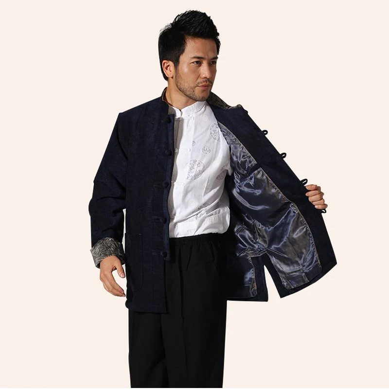 Coat Handmade Button Overcoat Size 