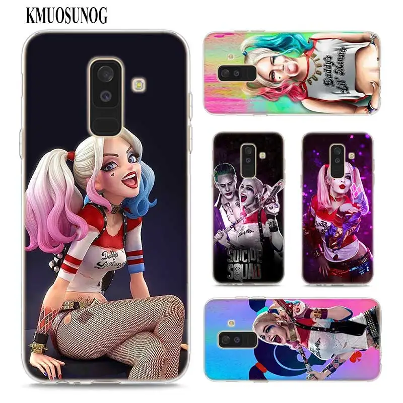 

Transparent Soft Silicone Phone Case Hero Joker and Harley Quinn for Samsung Galaxy A9 A8 Star A7 A6 A5 A3 Plus 2018 2017 2016