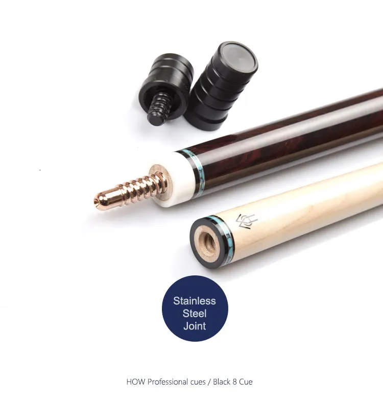 Как H-292 Pro Series Cp Plus 12,5 мм Ebony высококлассный шарнир Abalone оболочка инкрустация бильярдный Бильярдный Кий набор профессиональных спортсменов