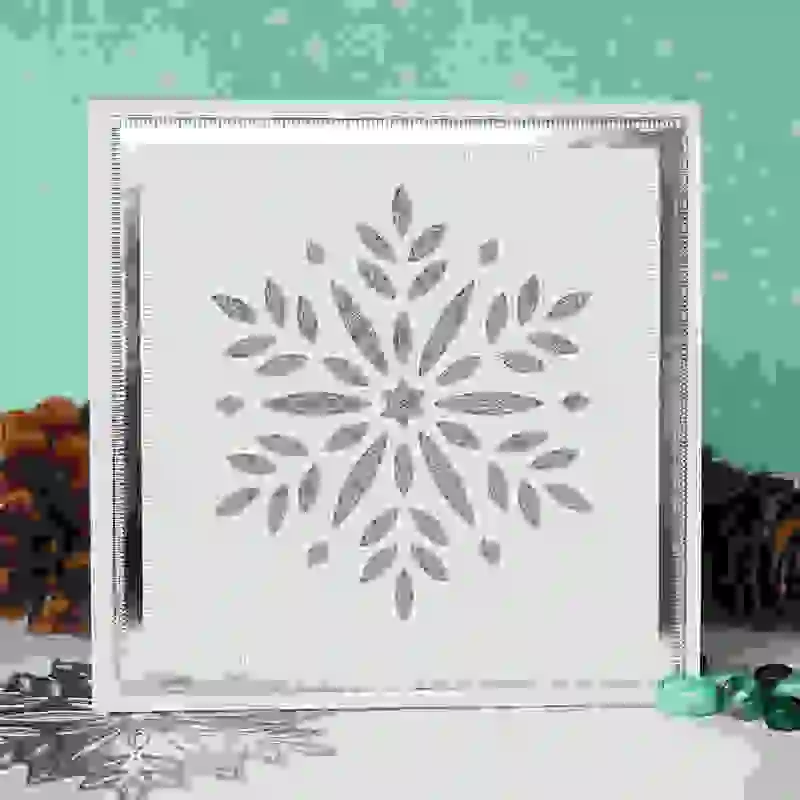 

DiyArts 1 Pcs/lot Metal Cutting Dies Scrapbooking for Card Making DIY Embossing Cuts New Craft Die Snowflake