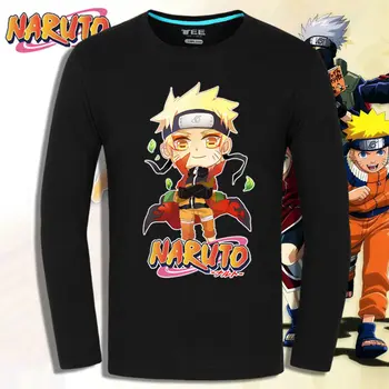 

Japan Anime Naruto T-shirt Sasuke Uchiha Sasuke Anime Naruto Cosplay Tee 2019 New Arrvial Cartoon Long Sleeve Cotton Tee S-XXXL