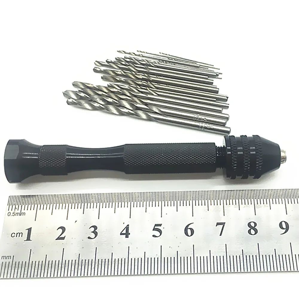 Mini Micro Aluminum Hand Drill With Keyless Chuck
