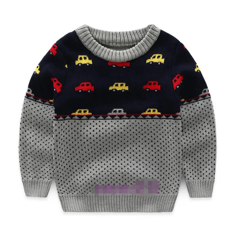 Funfeliz вязаные свитера для мальчиков; осенне-зимний свитер для детей; Двухслойный пуловер; вязаный детский свитер; кардиган для мальчиков; От 3 до 9 лет