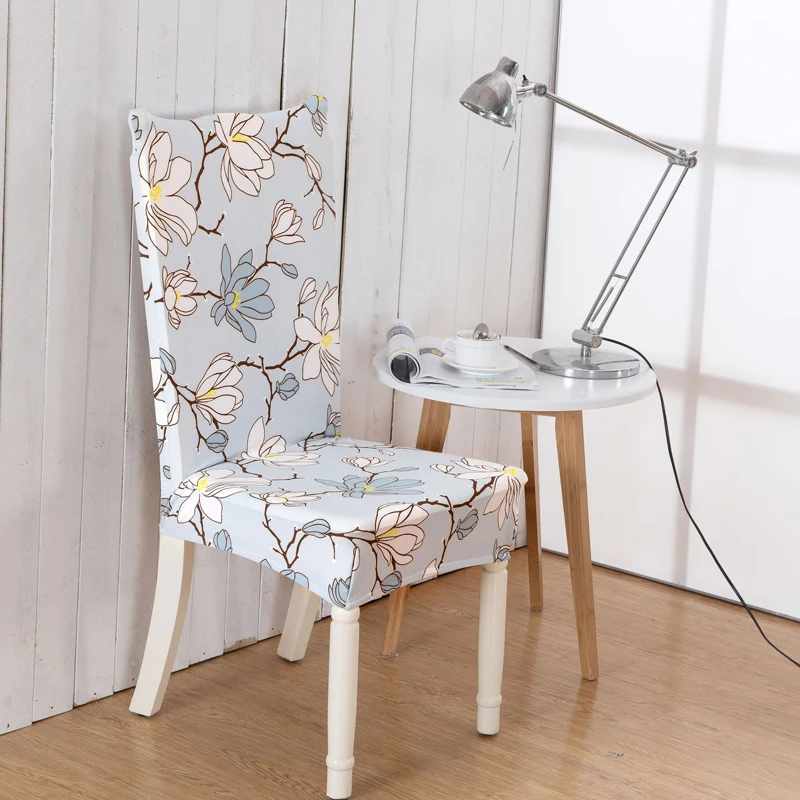 1pc Vintage Antifouling Hotel Chair Cover Soft Contracted