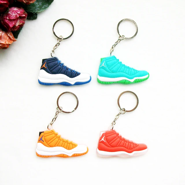 Silicone Jordan Shoes Keychain 17 Colors GearDiggers