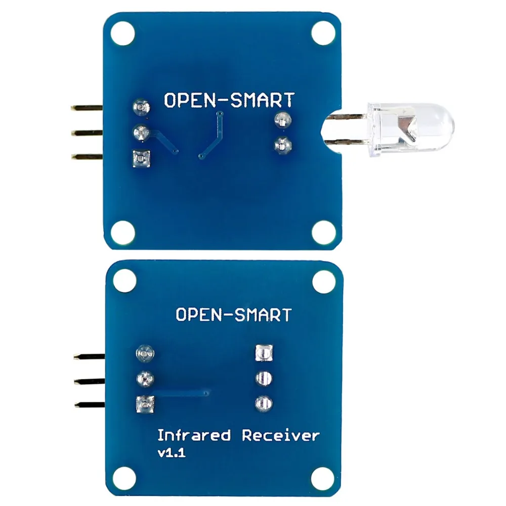 Sensor Module RF Wireless Transceiver Kit 1Set Infrared Transceiver Infrared Transmitter IR Emitter Module + IR Receiver Module Receiver 38KHz 940nm for Arduino