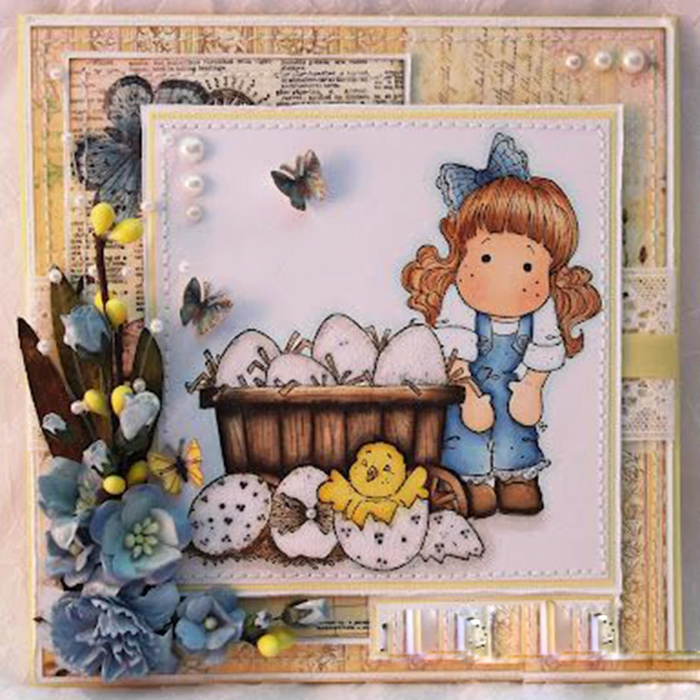 

2018 Clear Transparent Stamps Stencils Scrapbooking Embossing Album Paper Cards Decoration