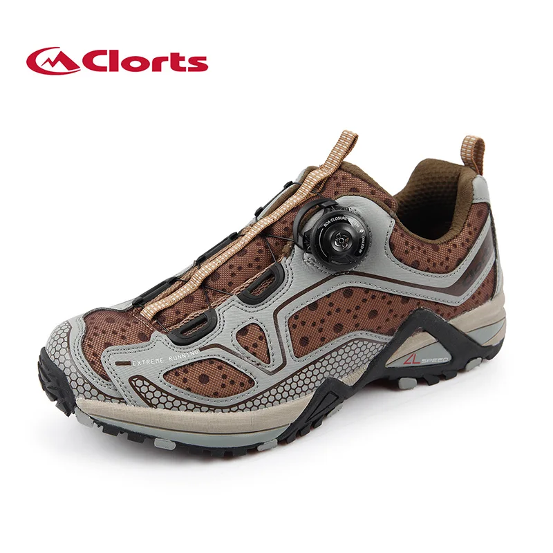 

Clorts Running Shoes for Men Lightweight BOA Lacing Outdoor Shoes Breathable Sport Running Sneakers 3F019D