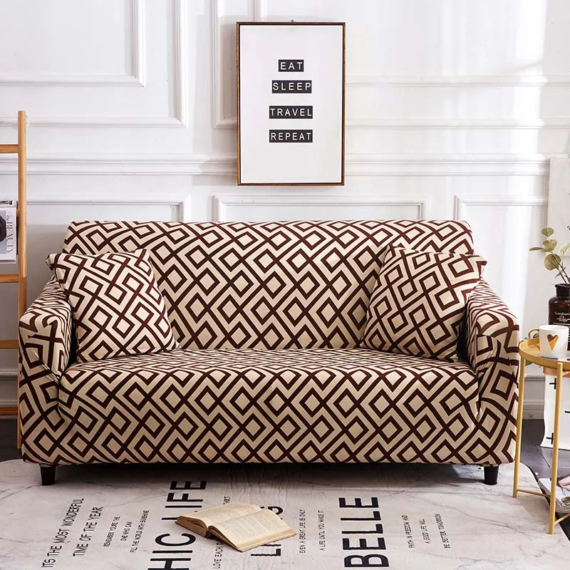 Винтажный чехол для дивана в стиле барокко, стрейч, спандекс, полиэстер, угловой диван, протектор, съемный эластичный slipcover cubre - Цвет: 2
