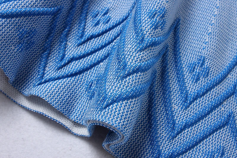 [ALPHALMODA] осенне-зимний женский трикотажный комплект одежды, 3D вышитый геометрический узор, пуловер, свитер+ трапециевидная юбка