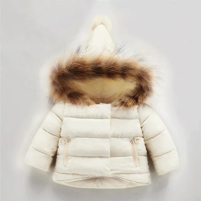 Winter Fashion Thicken Cotton Warm Child Coat Windproof Baby Boys Girls ...
