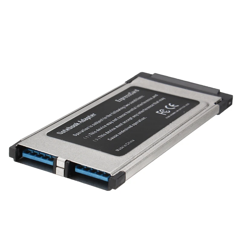 Двойной 2 порта USB 3,0 Express Card 34 мм слот Express Card PCMCIA конвертер скрытый адаптер для ноутбука ноутбук