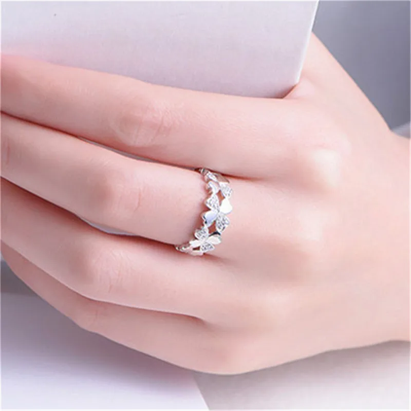 four leaf clover ring