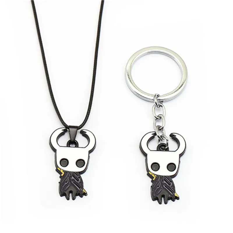 

New Game Hollow Knight Keychain Key Ring Kry Chain Wanderer Lapel Pendant Men Car Women Bag Jewelry Chaveiro Toy Gift