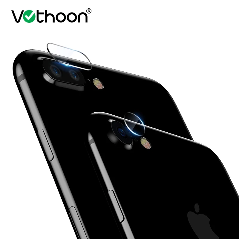 VOTHOON 2pcs Camera Lens Screen Protector For iPhone 8 7 Plus HD Back Cover Tempered Glass for Protection Film | Мобильные телефоны