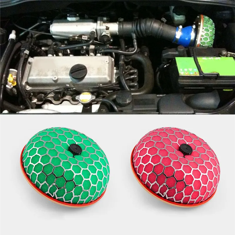 

Universal 80mm filter Air Turbo High Flow Racing Cold Engine Auto Air Filter