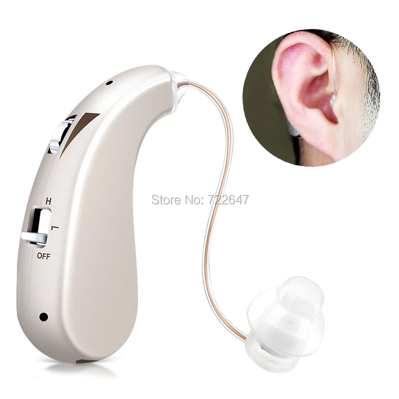 Noise Reduction Digital Hearing Aid Aids Rechargeable Invisible RIC