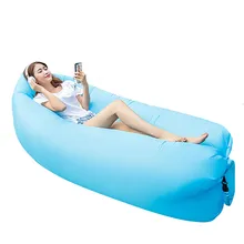 1PC Fast Inflatable Air Sofa Lazy Bag Laybag Lounger Chair Sleep sofa Couch Saco de dormir many colors choices