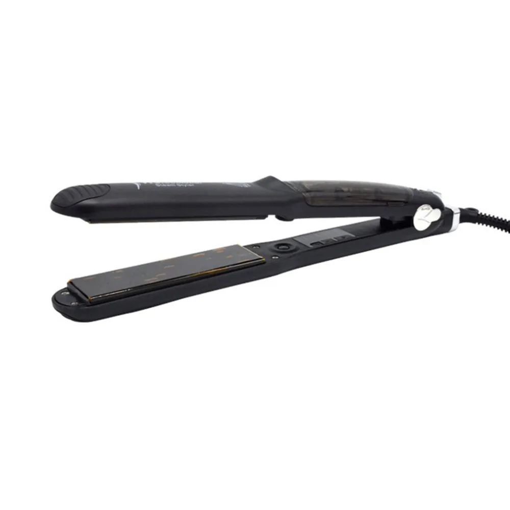 2 в 1 керамическая доска для завивки бигуди Выпрямитель волос Шинная анион спрей паровой прямой инструмент для волос DIY Инструменты для