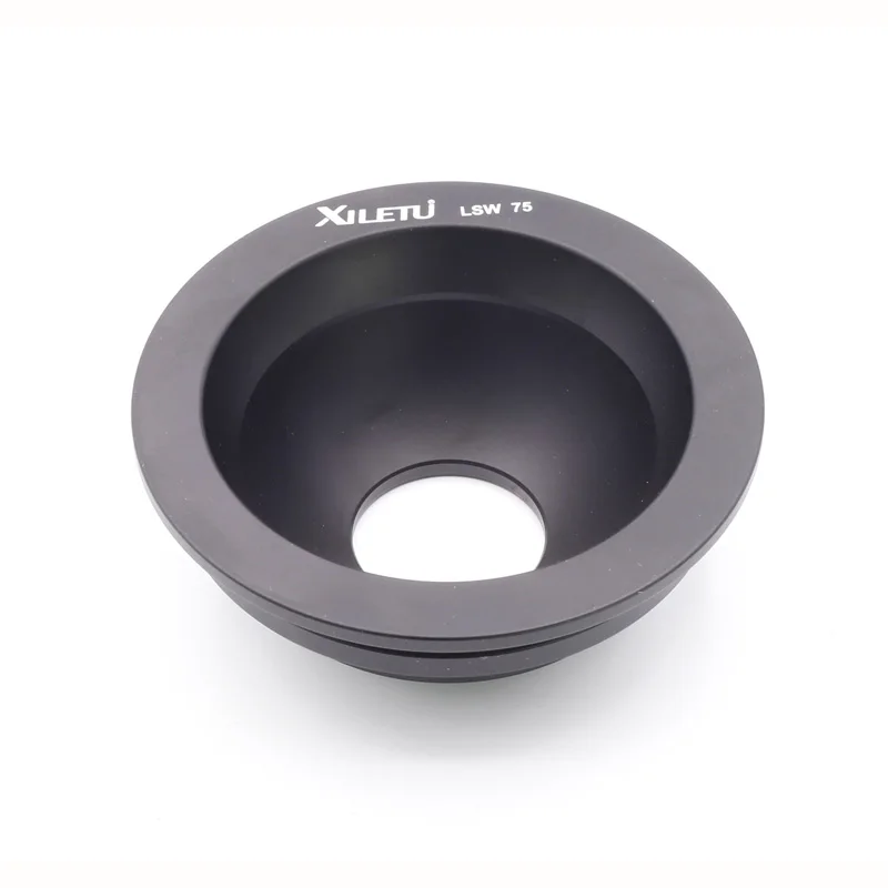 Матовая полированная поверхность алюминиевый сплав XILETU LSW 75 мм Чаша адаптер