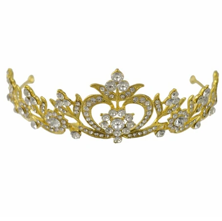 Европейский Королевский король, королева, корона, кристалл, свадебная голова, ювелирное изделие, корона, Тиары и короны, свадебные аксессуары для волос - Окраска металла: F-0473