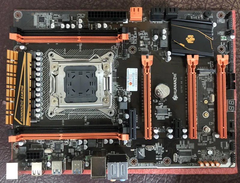 X79 материнская плата LGA 2011 PCI-E NVME поддержка 4*16G REG ECC память и процессор Xeon E5 ATX USB3.0 SATA3 X79