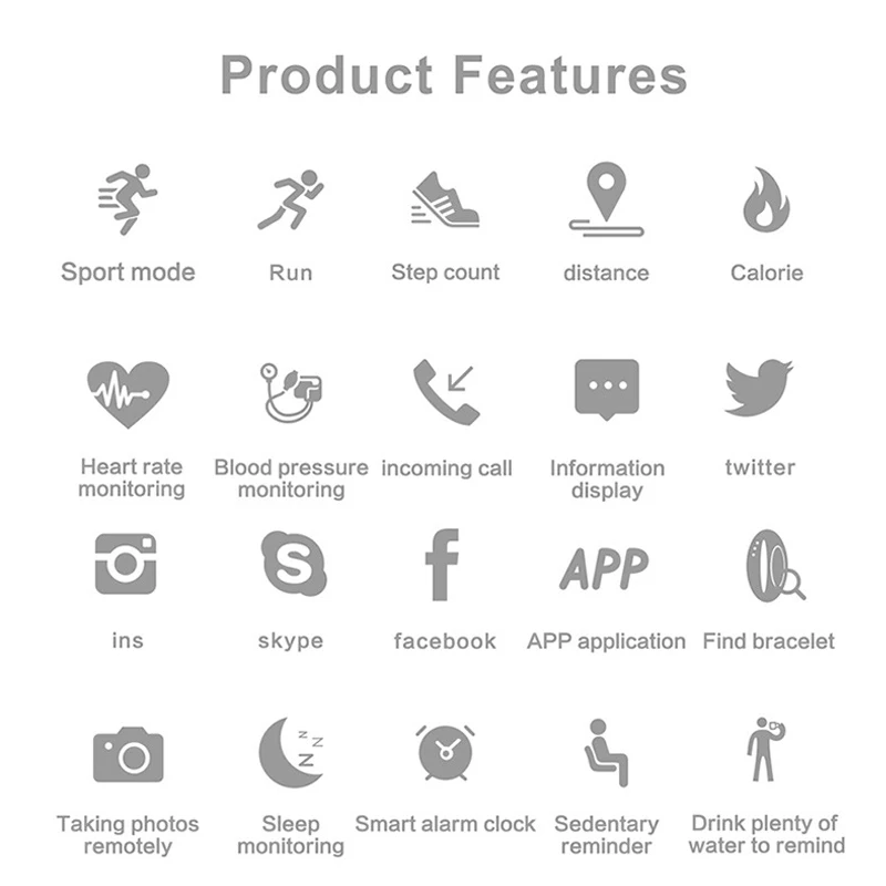 Smart Watches Couple Multi-function Electronic Watches Men Sports Waterproof Woman Watch Bluetooth Intelligent Health Monitoring