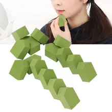 Косметический 15 шт. красивый влажный и сухой двойного назначения спонж для нанесения пудры слоеный Макияж Косметический инструмент косметический порошок слоеный