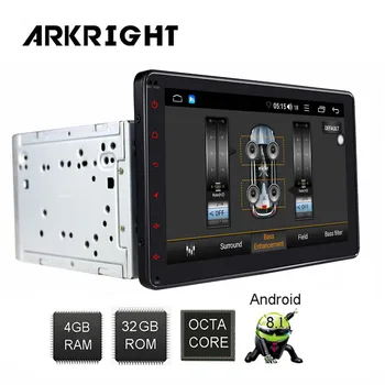 

ARKRIGHT 8" Android Car Radio Audio Stereo 4+32GB Android 8.1 Car Multimedia Player For Toyota car Player built-in DSP