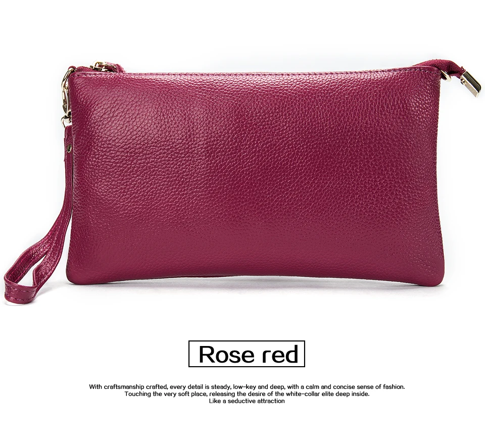 Wallet Female Card Holder Coin Purse Women Genuine Leather Long Wallet for Credit Cards Bag Purses for Women Shoulder Bags 29