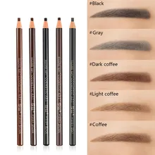 10 шт./упак. 10 Цвета Долгое Карандаш для бровей Водонепроницаемый Eye Brow Pen темный/светло Кофе черный серый красный- коричневый Макияж инструмент