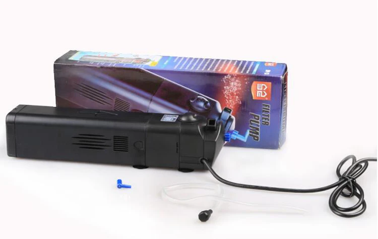 SUNSUN Fish Tank встроенный фильтр УФ бактерицидные лампы фильтрации оксигенации насосных 3-в-1 УФ Насос Ручной разборка сборка