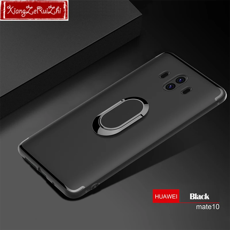 Для Huawei mate10 матовый чехол для телефона мягкий корпус крепление в виде кольца на
