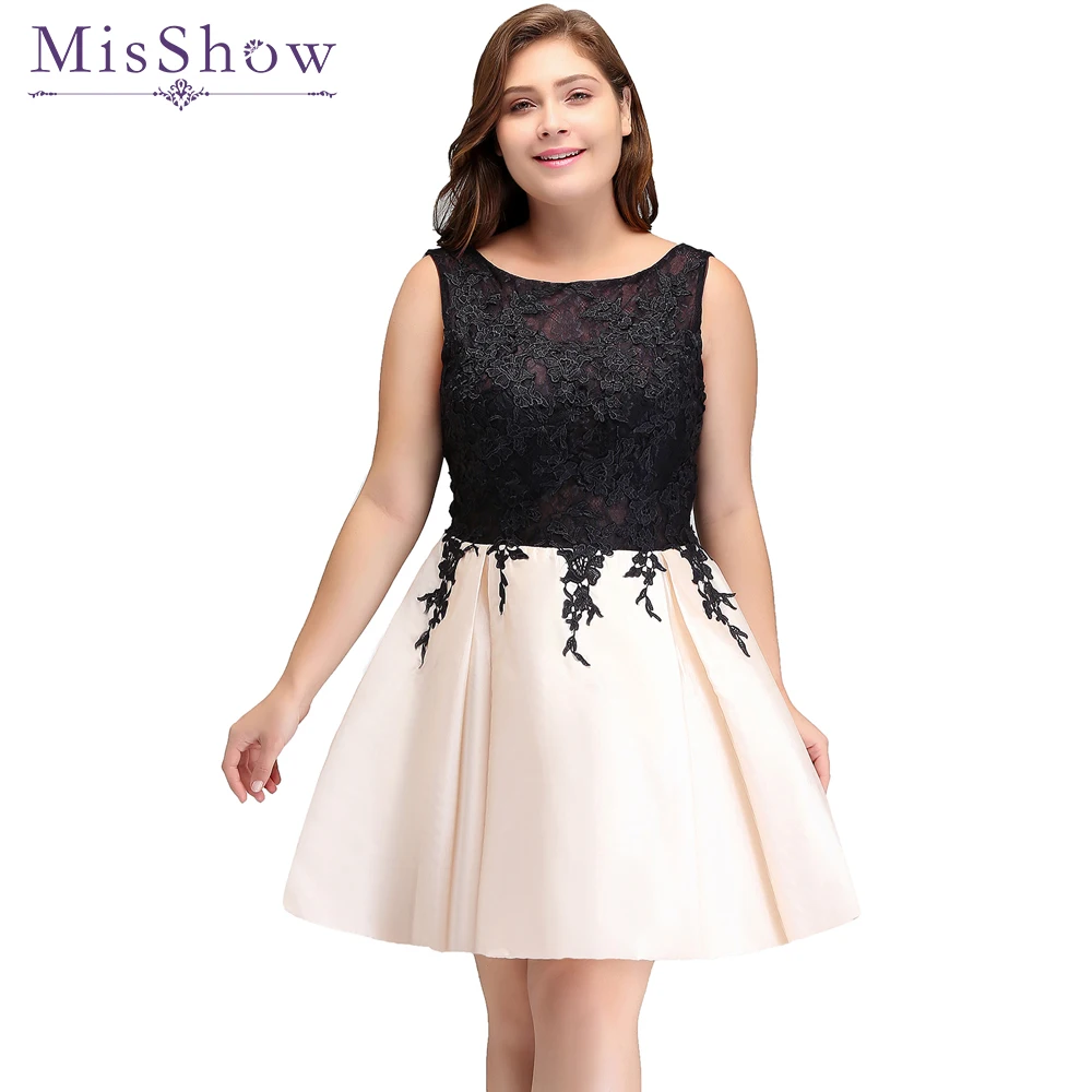 plus size short prom dresses with sleeves