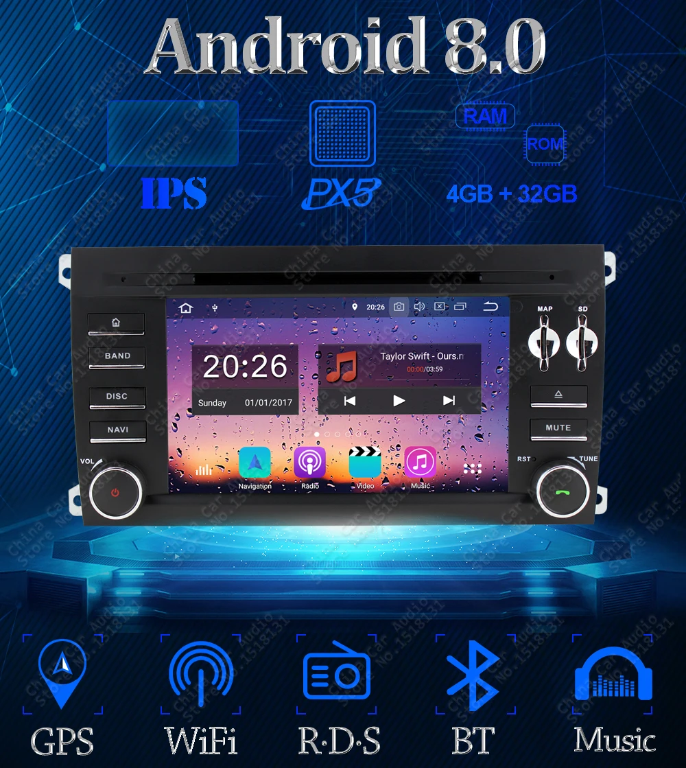 Perfect IPS Octa Core Android 8.0 Car DVD Player For Porsche Cayenne 2003 2004 2005 2006 2007 2008 2009 2010 Car Radio With 4GB RAM GPS 3 Perfect IPS Octa Core Android 8.0 Car DVD Player For Porsche Cayenne 2003 2004 2005 2006 2007 2008 2009 2010 Car Radio With 4GB RAM GPS 3