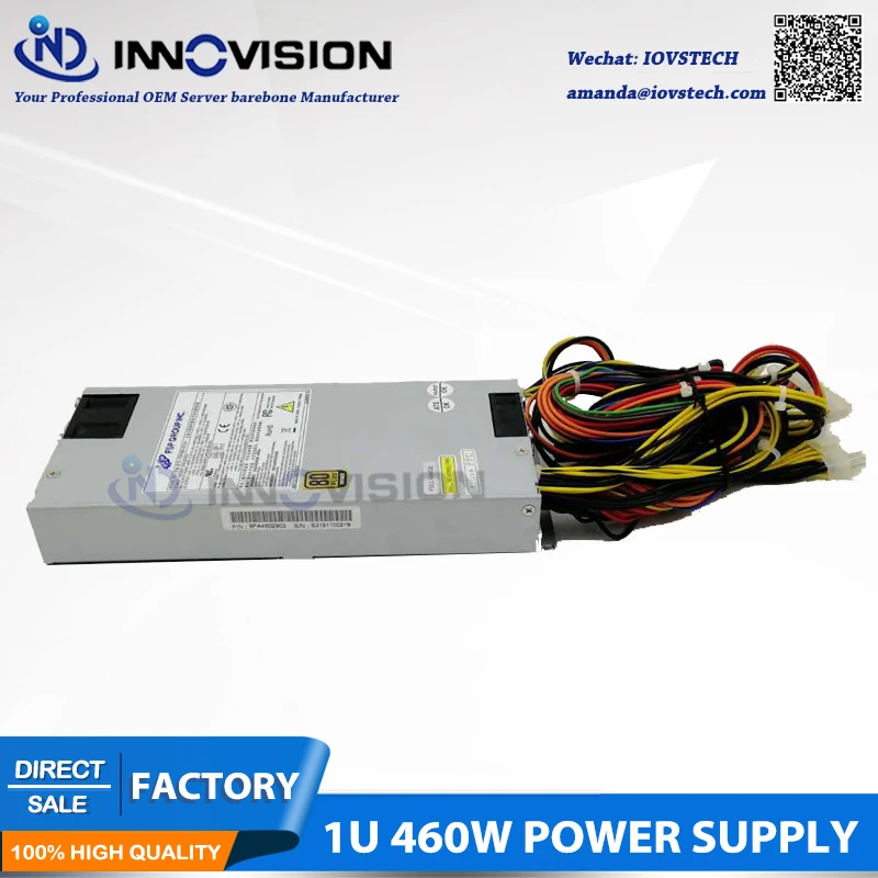 عالية الكفاءة FSP GPOUP INC. 1U 460 W الخادم امدادات الطاقة الكمبيوتر محطة pc psu عالية الكفاءة FSP GPOUP INC. 1U 460 W الخادم امدادات الطاقة الكمبيوتر محطة pc psu