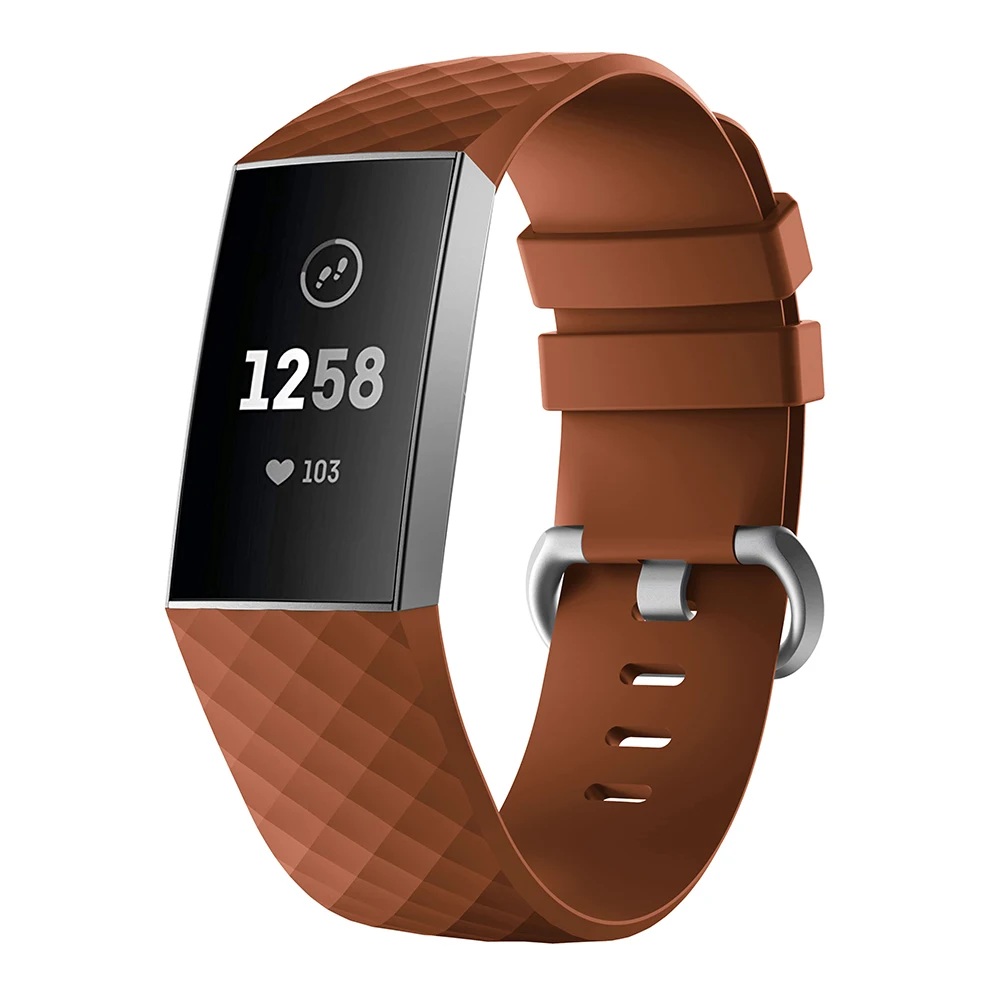 Силиконовые спортивные полосы для Fitbit заряд 3/зарядки 3 SE трекер Classic маленький большой браслет для Для женщин Для мужчин 23 мм 20 мм