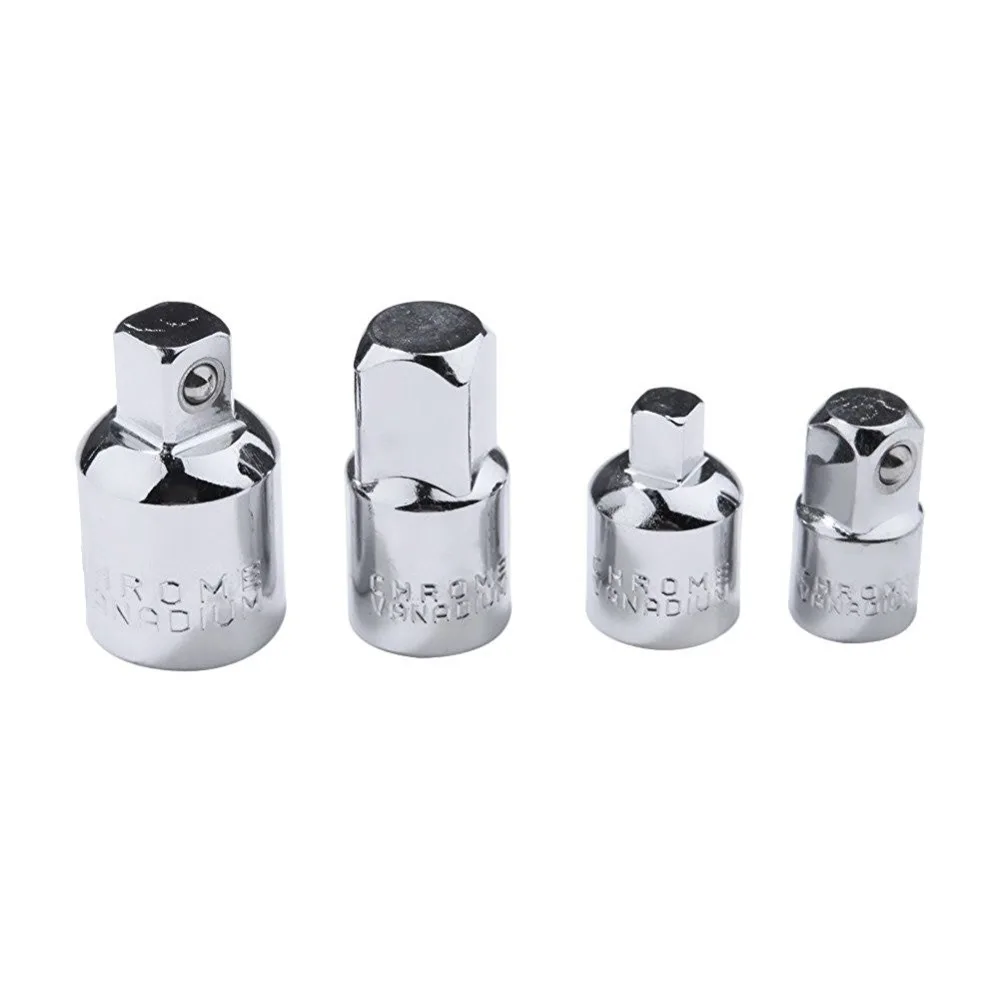 

Hot Sale 4Pcs 1/4", 3/8", 1/2" Socket Wrench Impact Adapter Converter and Reducer Set
