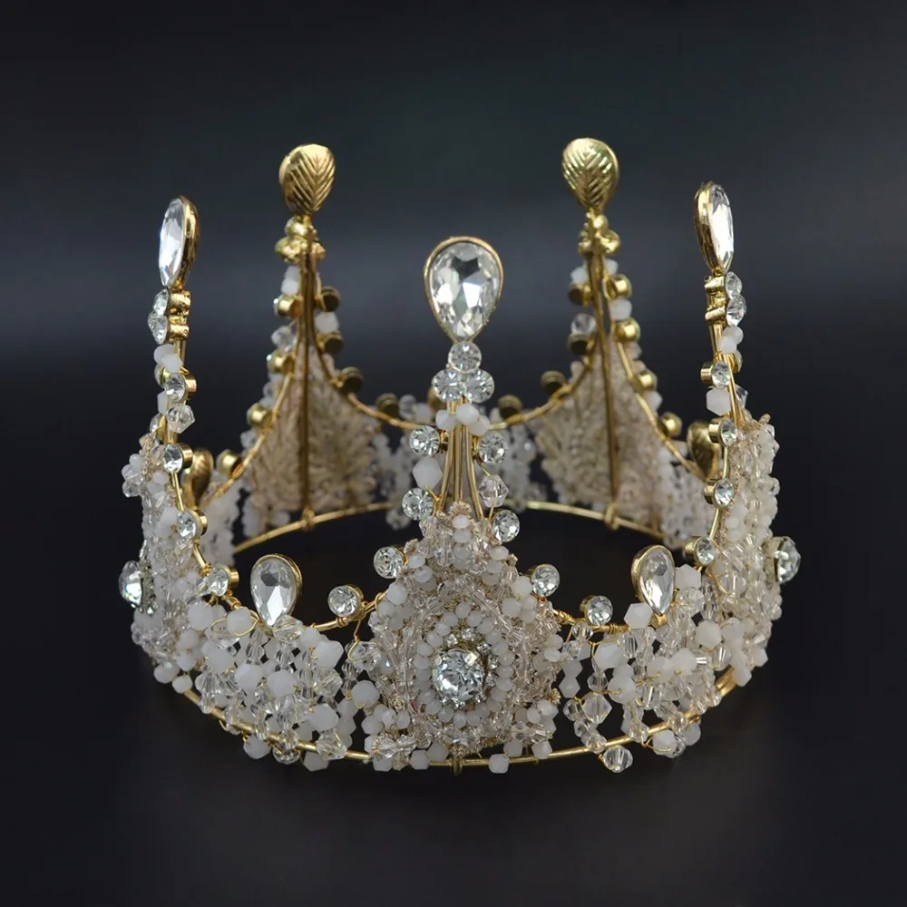 

Luxurious Elegant Royal Shiny Crystal Tiaras Princess Queen Crowns Tiaras Women Bridal Wedding Hairwear Unique Crowns Jewelry