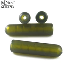 MNFT 100 шт./лот 25 мм защита для ловли карпа бусины для снастей с узлом Поворотный защитный шланг из tpr буферный терминал снасти