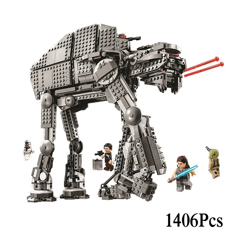 

2019 NEW 10908 Star Series Wars First Order Heavy Assault Walker Building Block Bricks DIY Toys Compatible with