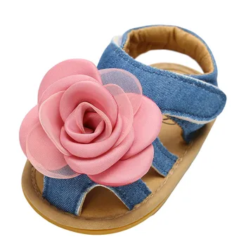 

Baby Girls Flower Cotton Fabric Shoes Children Slip-On Shoes Kids Summer New 2020 Fashion Princess Shoe Toddler Soft Flats #811