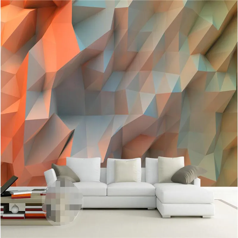 

beibehang custom photo wall mural wallpaper-3d Luxury Quality HD Modern abstract geometric lines extending irregular large wall