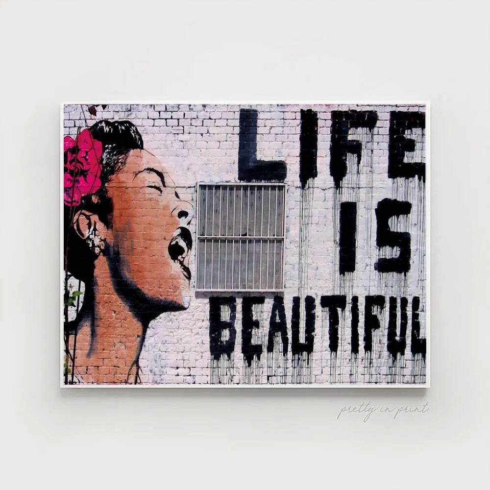 

Abstract Graffiti Woman Poster nordic Pop art Canvas Painting Bansky posters and prints Figure wall pictures for living room